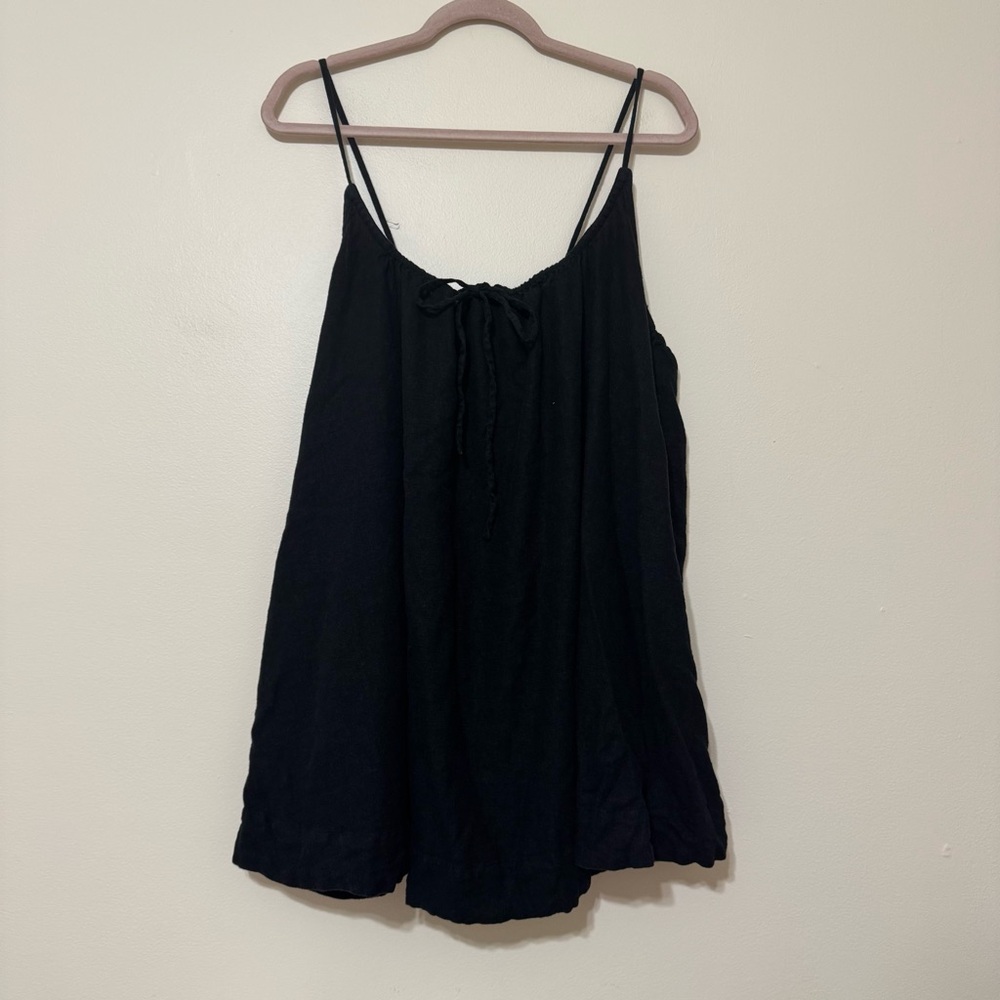 Free People Black Mini Swing Dress - Picture 4 of 10